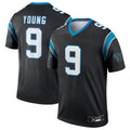 Silnrao C.Panthers #9 Bryce Young Black Legend Jersey American Stitched  Jerseys