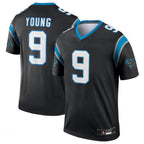 Silnrao C.Panthers #9 Bryce Young Black Legend Jersey American Stitched  Jerseys