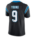 Silnrao C.Panthers #9 Bryce Young Black Vapor F.U.S.E. Limited Jersey American Stitched  Jerseys