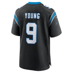Silnrao C.Panthers #9 Bryce Young Player Black Home Game Stitched Jerseys