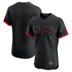 Silnrao C.Reds Black City Connect Limited Elite Home Blank Player Stitched Jerseys