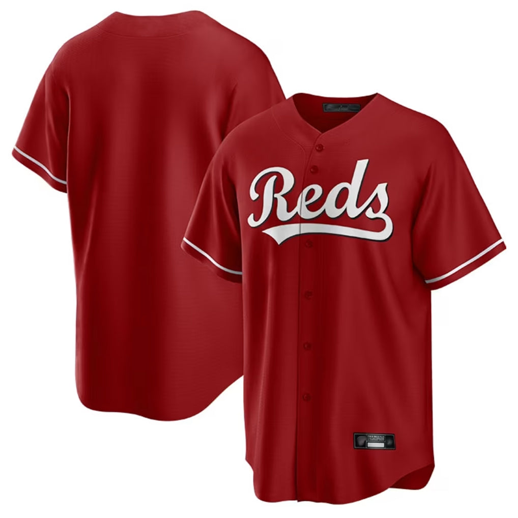 Silnrao C.Reds Red Game Home Blank Player Stitched Jerseys
