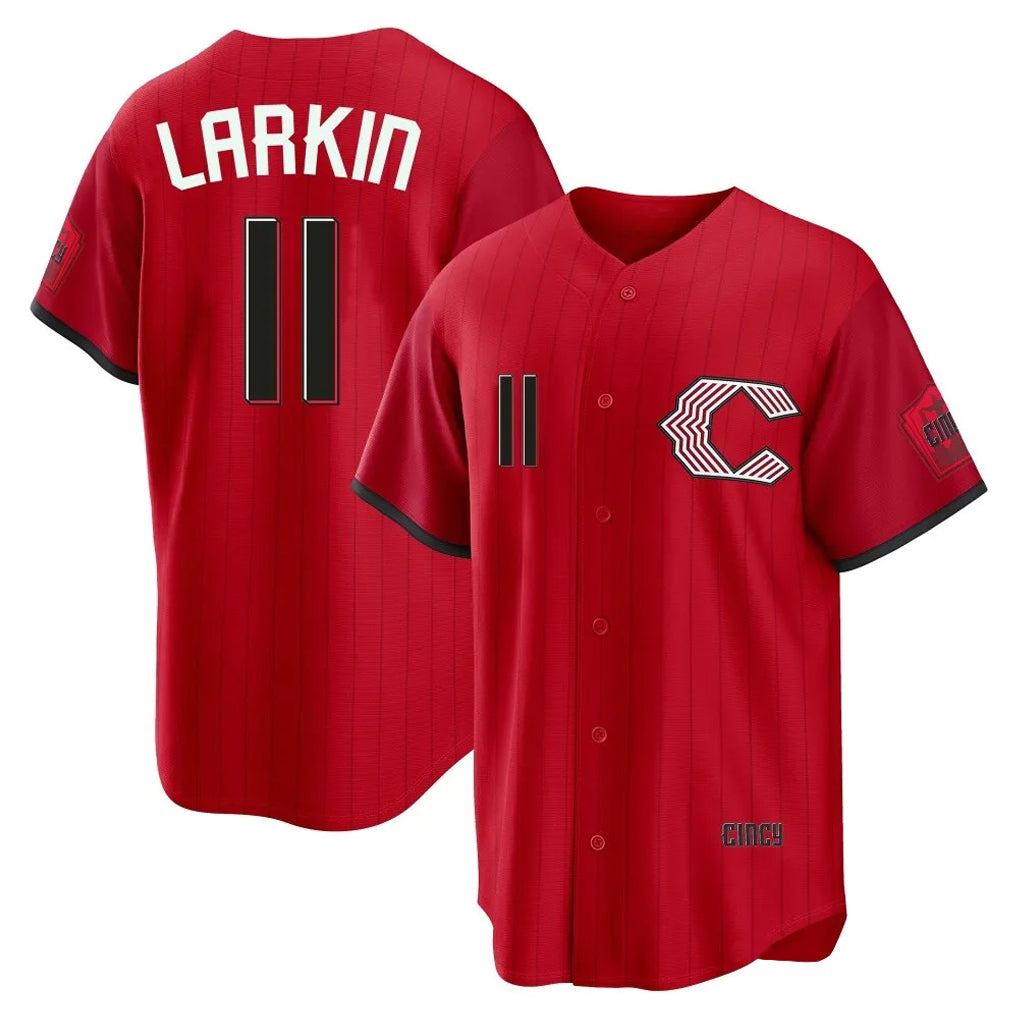Silnrao C.Reds #11 Barry Larkin Player Red 2026 City Connect Home Game Stitched Jerseys