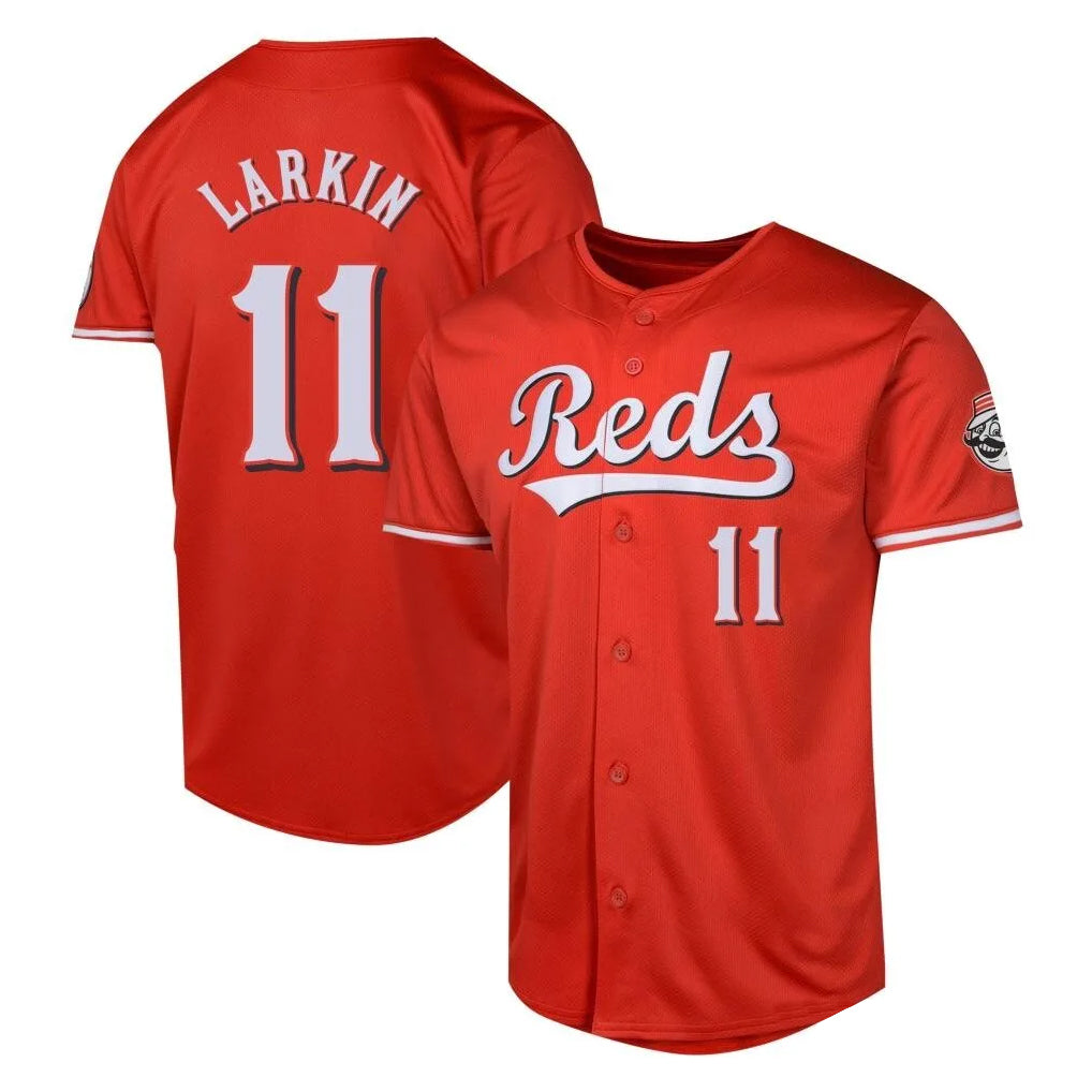 Silnrao C.Reds #11 Barry Larkin Player Red 2026 City Connect Limited Home Stitched Jerseys