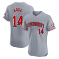 Silnrao C.Reds #14 Pete Rose Player Gray Limited Elite Home Stitched Jerseys