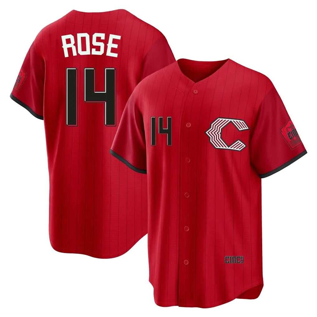 Silnrao C.Reds #14 Pete Rose Player Red 2026 City Connect Home Game Stitched Jerseys