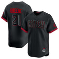 Silnrao C.Reds #21 Hunter Greene Player Black City Connect Home Limited Stitched Jerseys