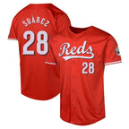 Silnrao C.Reds #28 Eugenio Su¨¢rez Player Red 2026 City Connect Limited Home Stitched Jerseys
