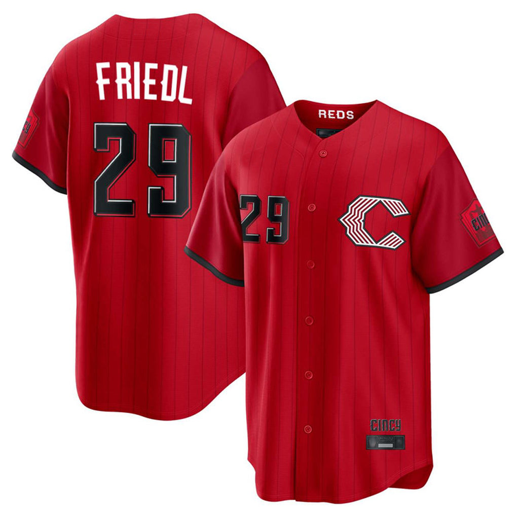 Silnrao C.Reds #29 TJ Friedl Player Red 2026 City Connect Home Game Stitched Jerseys