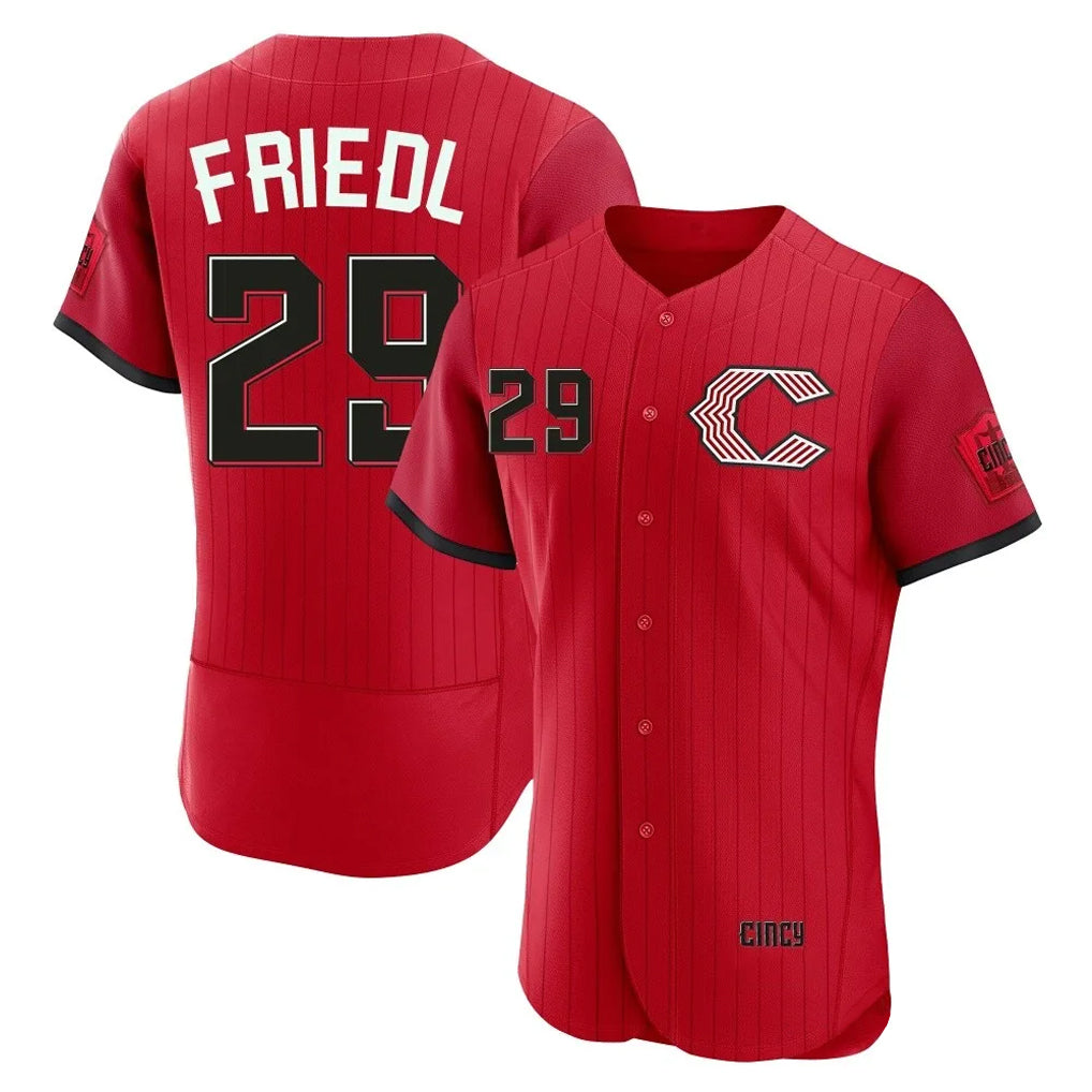Silnrao C.Reds #29 TJ Friedl Player Red 2026 City Connect Limited Elite Home Stitched Jerseys