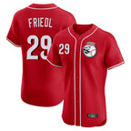 Silnrao C.Reds #29 TJ Friedl Player Red Limited Elite Home Game Stitched Jerseys