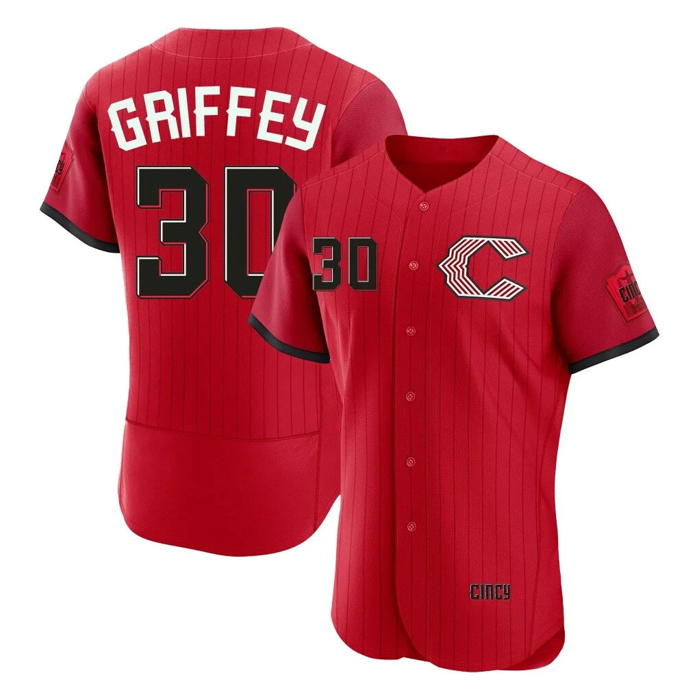 Silnrao C.Reds #30 Ken Griffey Player Red 2026 City Connect Limited Elite Home Stitched Jerseys