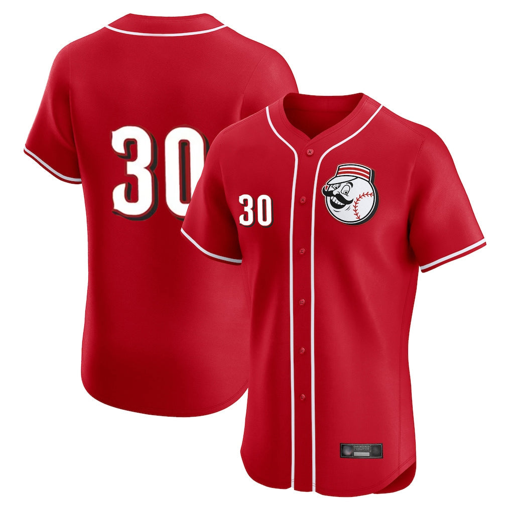 Silnrao C.Reds #30 Ken Griffey Player Red Limited Elite Home Game Stitched Jerseys
