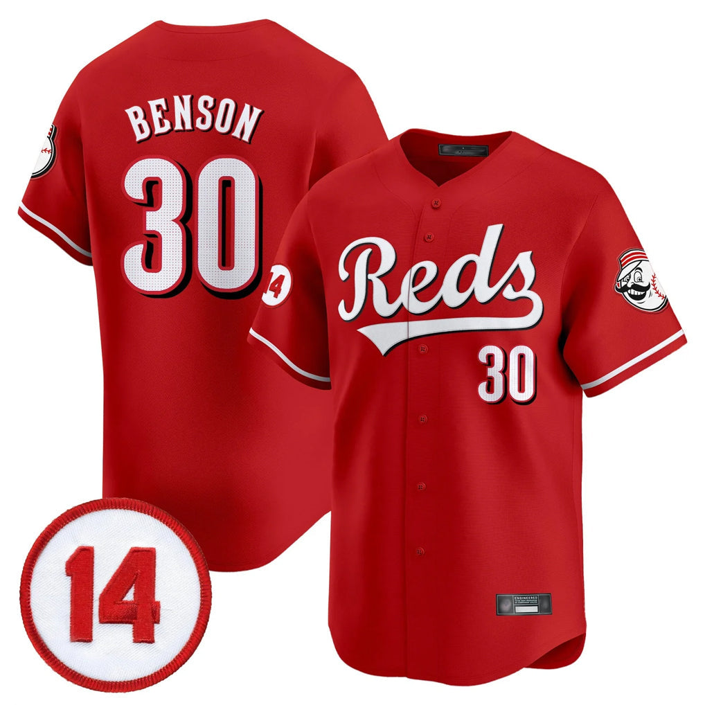 Silnrao C.Reds #30 Ken Griffey Player Red Vapor Premier Limited Home Stitched Jerseys