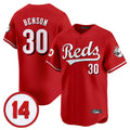 Silnrao C.Reds #30 Ken Griffey Player Red Vapor Premier Limited Home Stitched Jerseys
