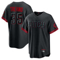 Silnrao C.Reds #35 Jose Trevino Player Black City Connect Home Game Stitched Jerseys