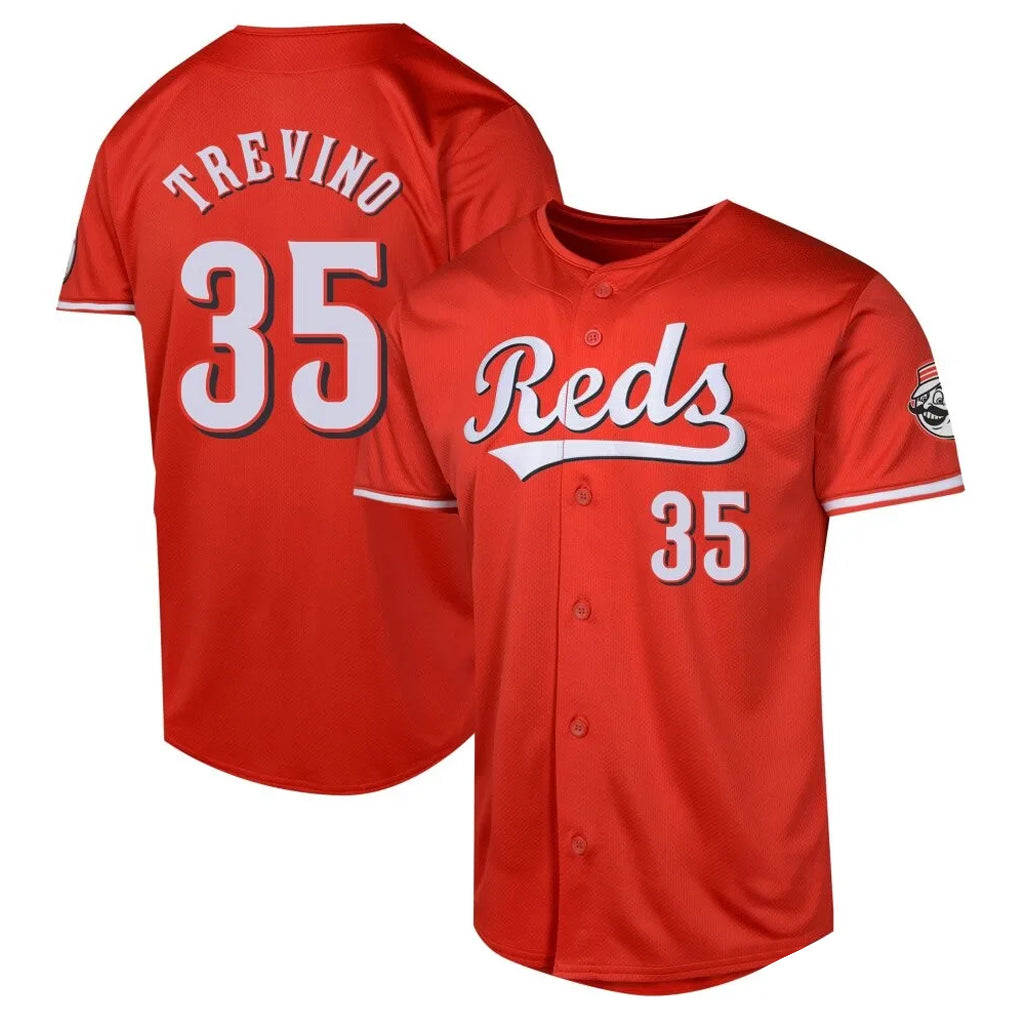 Silnrao C.Reds #35 Jose Trevino Player Red 2026 City Connect Limited Home Stitched Jerseys