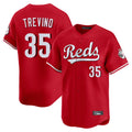Silnrao C.Reds #35 Jose Trevino Player Red Home Limited Stitched Jerseys