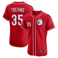 Silnrao C.Reds #35 Jose Trevino Player Red Limited Elite Home Game Stitched Jerseys