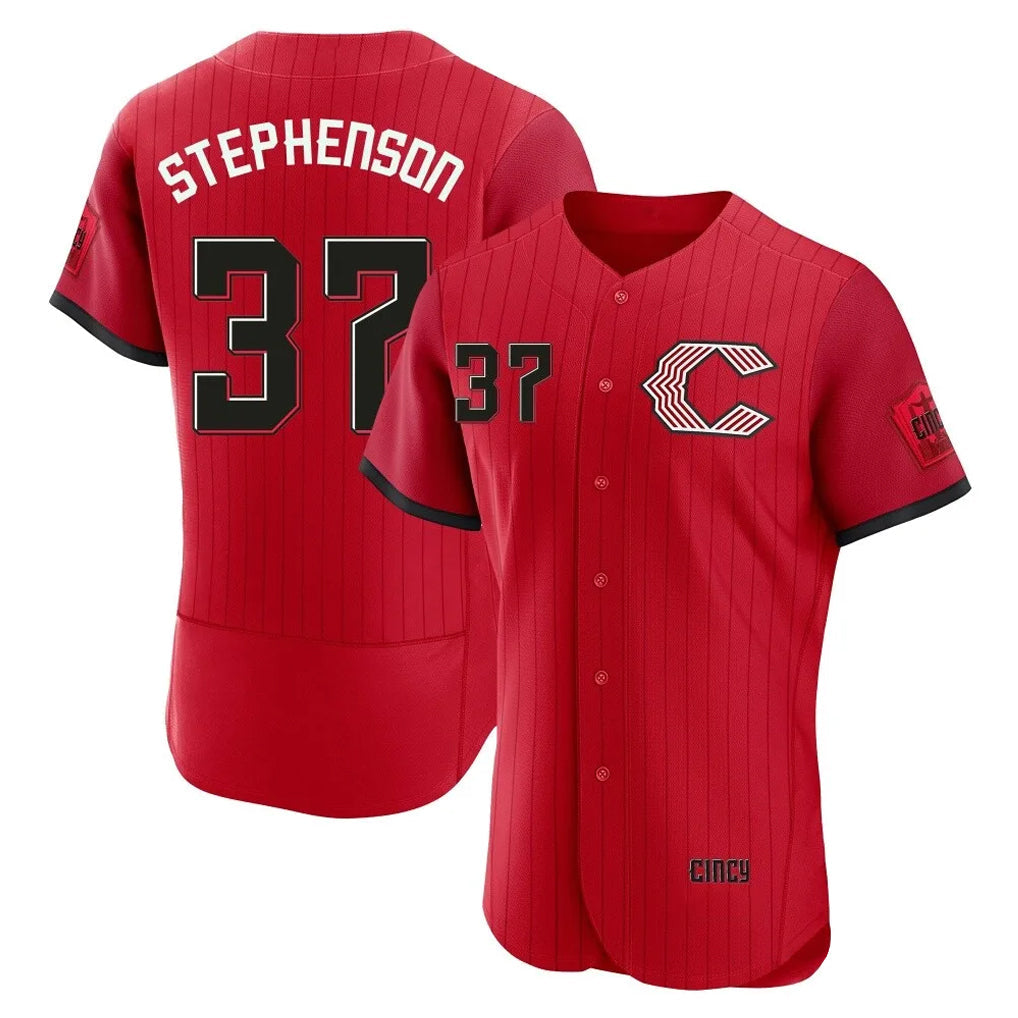 Silnrao C.Reds #37 Tyler Stephenson Player Red 2026 City Connect Limited Elite Home Stitched Jerseys