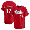 Silnrao C.Reds #37 Tyler Stephenson Player Red Home Limited Stitched Jerseys