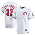 Silnrao C.Reds #37 Tyler Stephenson Player White Limited Home Stitched Jerseys