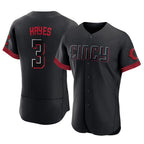 Silnrao C.Reds #3 Ke'Bryan Hayes Player Black City Connect Limited Elite Home Stitched Jerseys