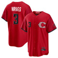 Silnrao C.Reds #3 Ke'Bryan Hayes Player Red 2026 City Connect Home Game Stitched Jerseys