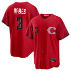 Silnrao C.Reds #3 Ke'Bryan Hayes Player Red 2026 City Connect Home Game Stitched Jerseys