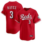 Silnrao C.Reds #3 Ke'Bryan Hayes Player Red Home Limited Stitched Jerseys
