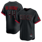 Silnrao C.Reds #44 Elly De La Cruz Player Black City Connect Home Limited Stitched Jerseys
