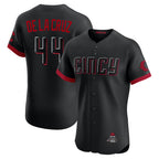 Silnrao C.Reds #44 Elly De La Cruz Player Black City Connect Limited Elite Home Stitched Jerseys
