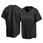 Silnrao C.Reds #44 Elly De La Cruz Player Black T-shirt Game Home Stitched Jerseys