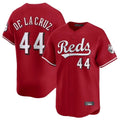 Silnrao C.Reds #44 Elly De La Cruz Player Red Home Limited Stitched Jerseys