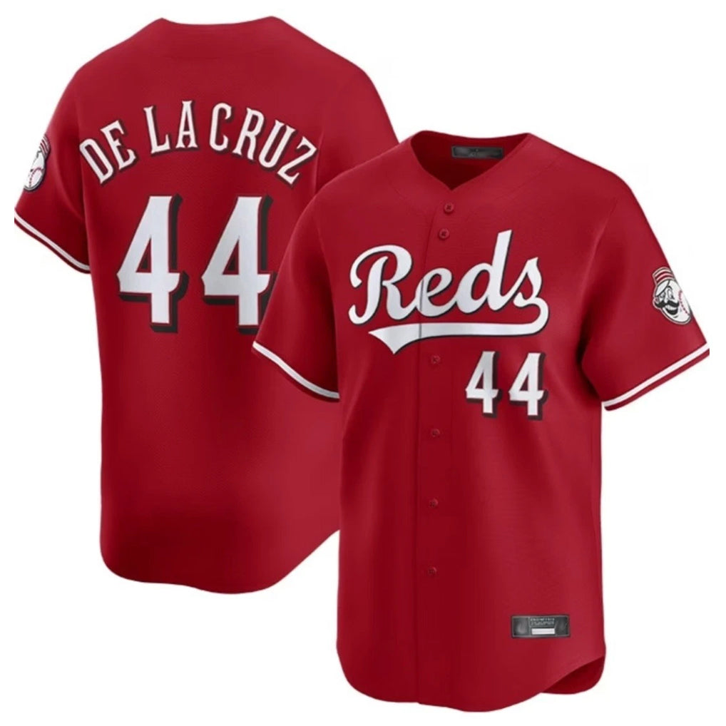 Silnrao C.Reds #44 Elly De La Cruz Player Red Home Limited Stitched Jerseys