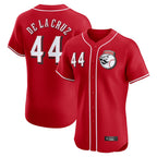 Silnrao C.Reds #44 Elly De La Cruz Player Red Limited Elite Home Game Stitched Jerseys