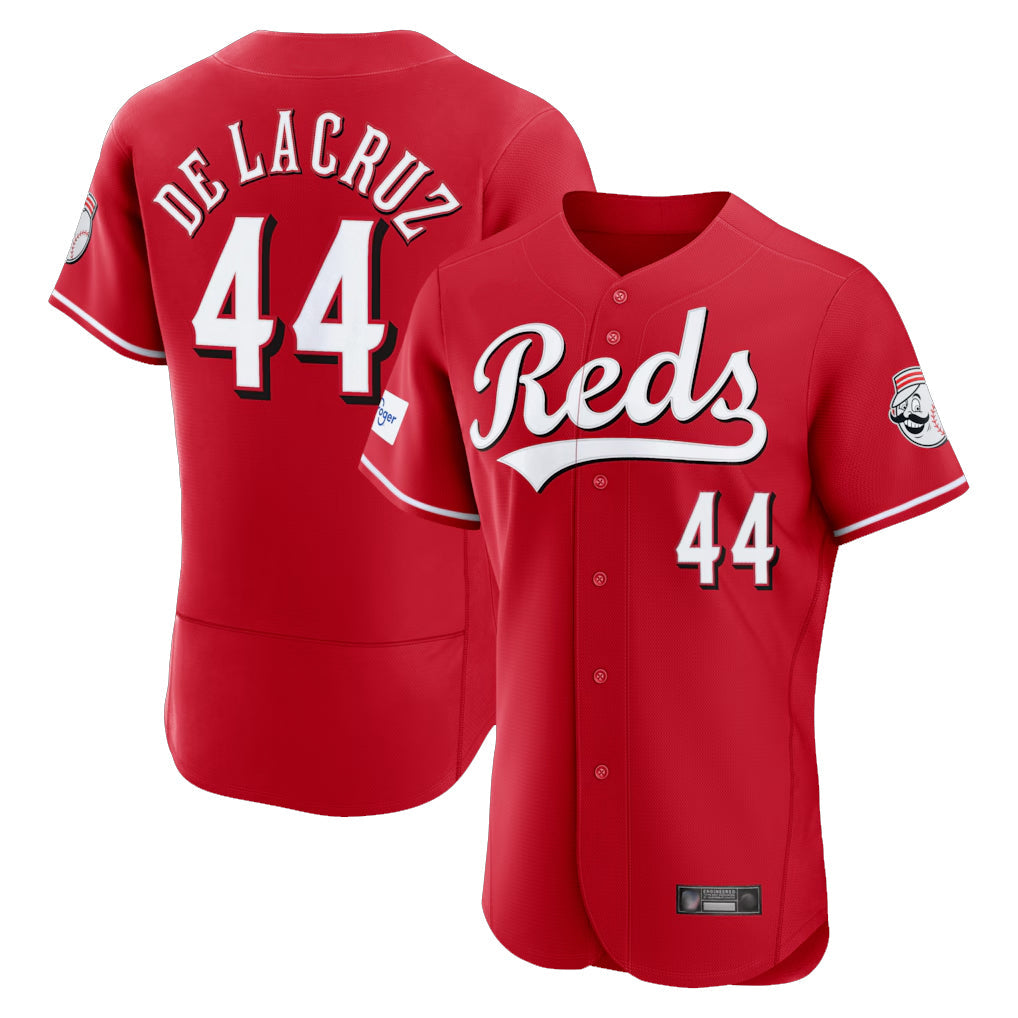 Silnrao C.Reds #44 Elly De La Cruz Player Red Limited Elite Home Stitched Jerseys