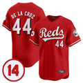 Silnrao C.Reds #44 Elly De La Cruz Player Red Vapor Premier Limited Home Stitched Jerseys