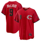Silnrao C.Reds #9 Matt McLain Player Red 2026 City Connect Home Game Stitched Jerseys