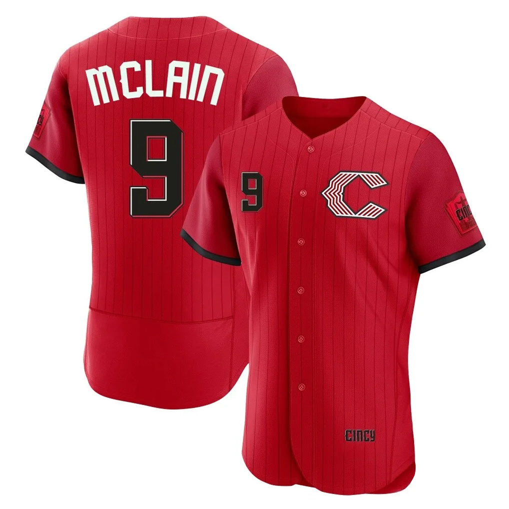 Silnrao C.Reds #9 Matt McLain Player Red 2026 City Connect Limited Elite Home Stitched Jerseys