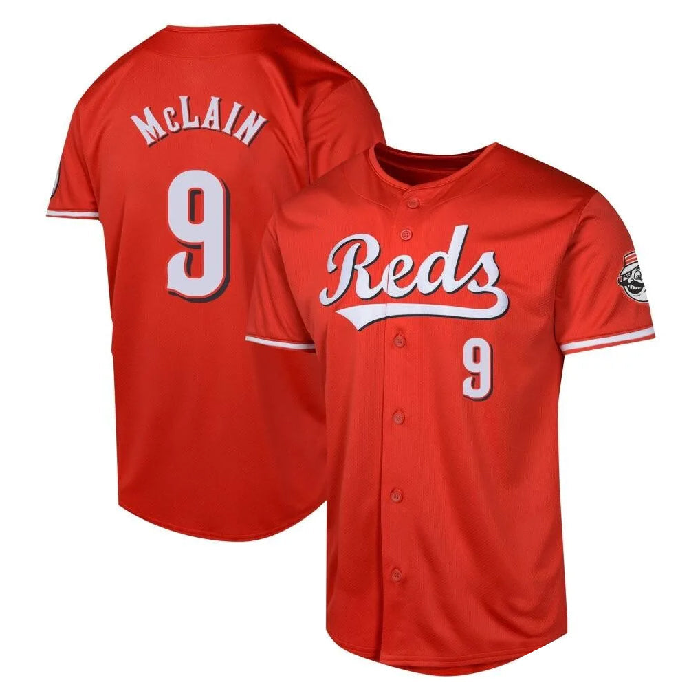 Silnrao C.Reds #9 Matt McLain Player Red 2026 City Connect Limited Home Stitched Jerseys