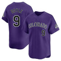 Silnrao C.Rockies #9 Brenton Doyle Player Purple Limited Home Stitched Jerseys