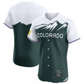 Silnrao  C.Rockies ## Rockies Blank Player Green City Connect Limited Elite Home Stitched Jerseys