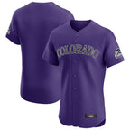 Silnrao  C.Rockies ## Rockies Blank Player Purple Limited Elite Home Stitched Jerseys