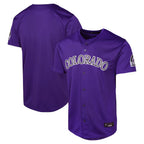 Silnrao  C.Rockies ## Rockies Blank Player Purple Limited Home Game Stitched Jerseys