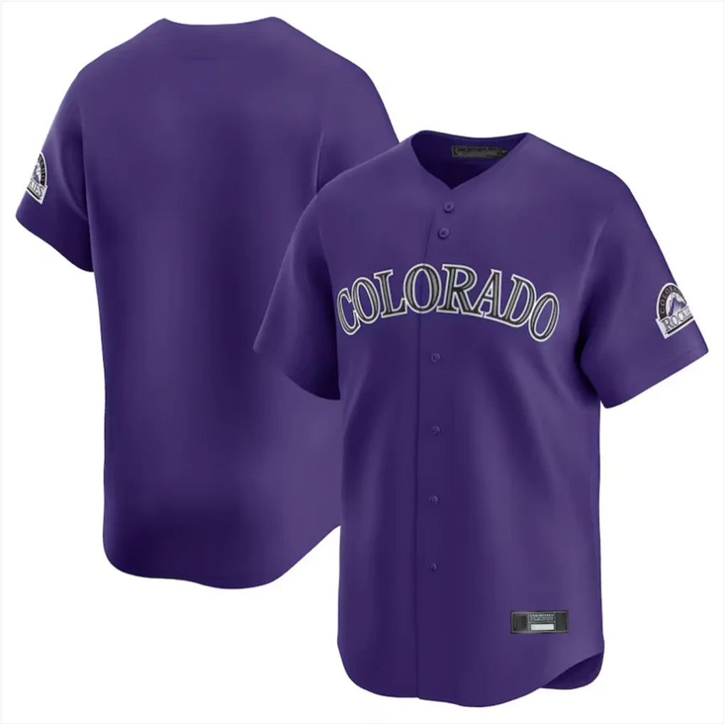 Silnrao C.Rockies ## Rockies Blank Player Purple Limited Home Stitched Jerseys