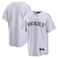 Silnrao  C.Rockies ## Rockies Blank Player White Game Home Stitched Jerseys