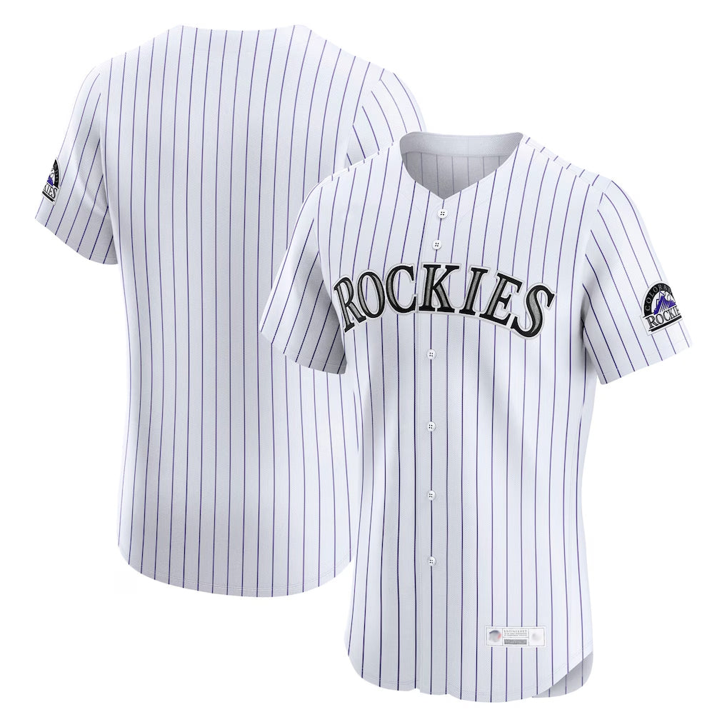 Silnrao C.Rockies ## Rockies Blank Player White Limited Elite Home Stitched Jerseys