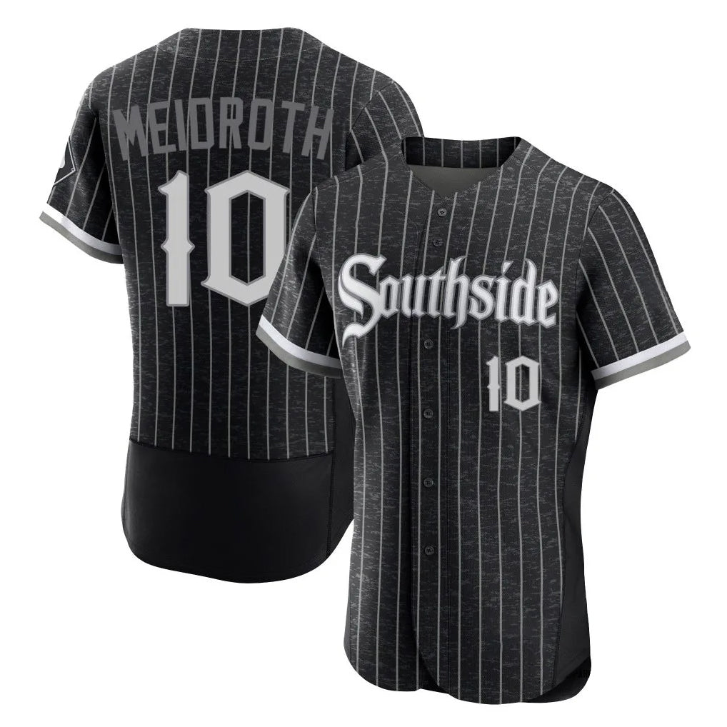 Silnrao C.White Sox #10 Chase Meidroth Player Black City Connect Limited Elite Home Stitched Jerseys
