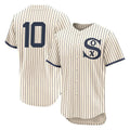 Silnrao C.White Sox #10 Chase Meidroth Player Cream Field of Dreams Limited Elite Home Stitched Jerseys